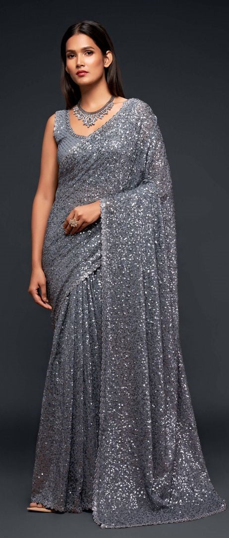 Dual Sequine Embroidery