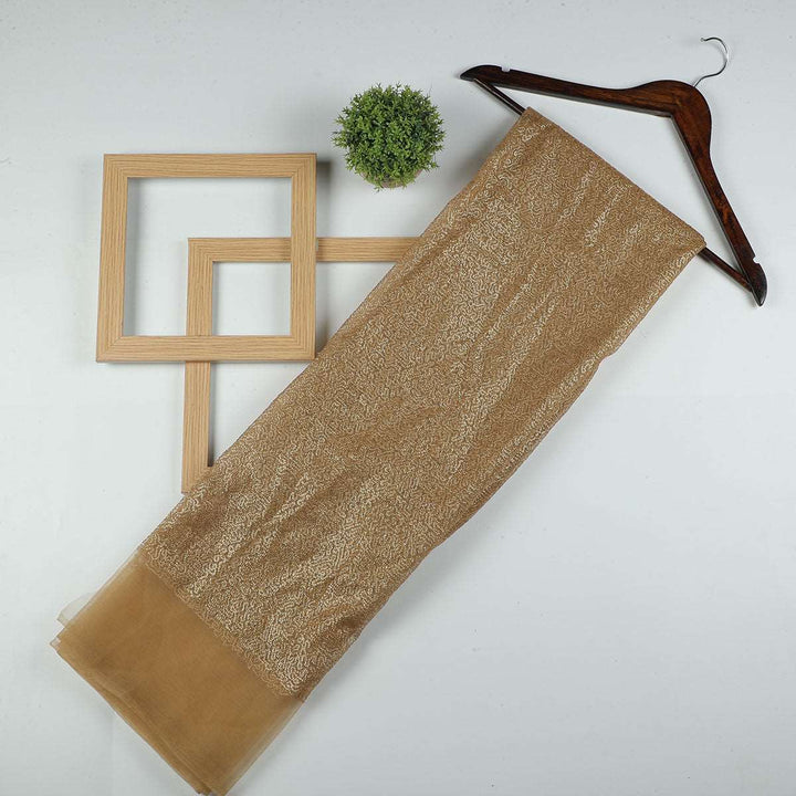 Sequine Embroidery on Polyester net Fabric SAP553BP