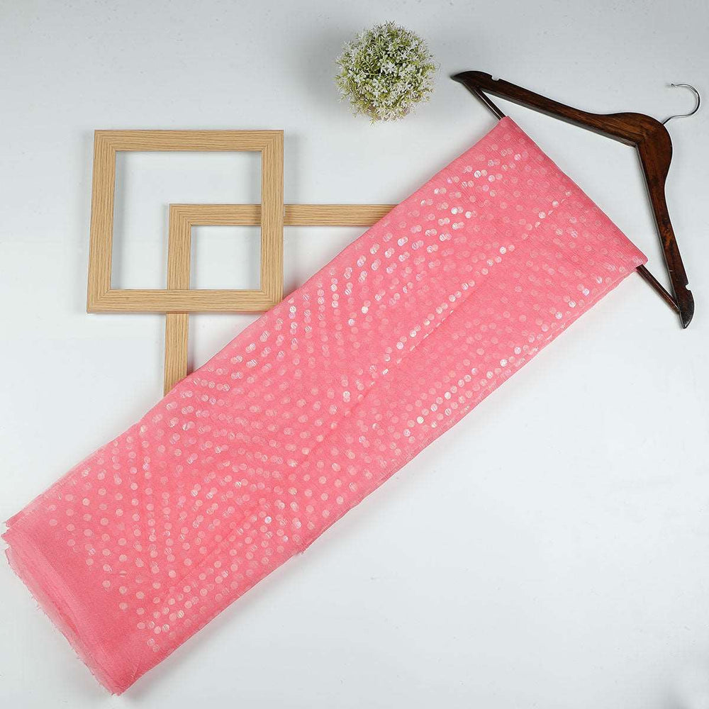 Foil Print on Crush Tissue Fabric HP20BP