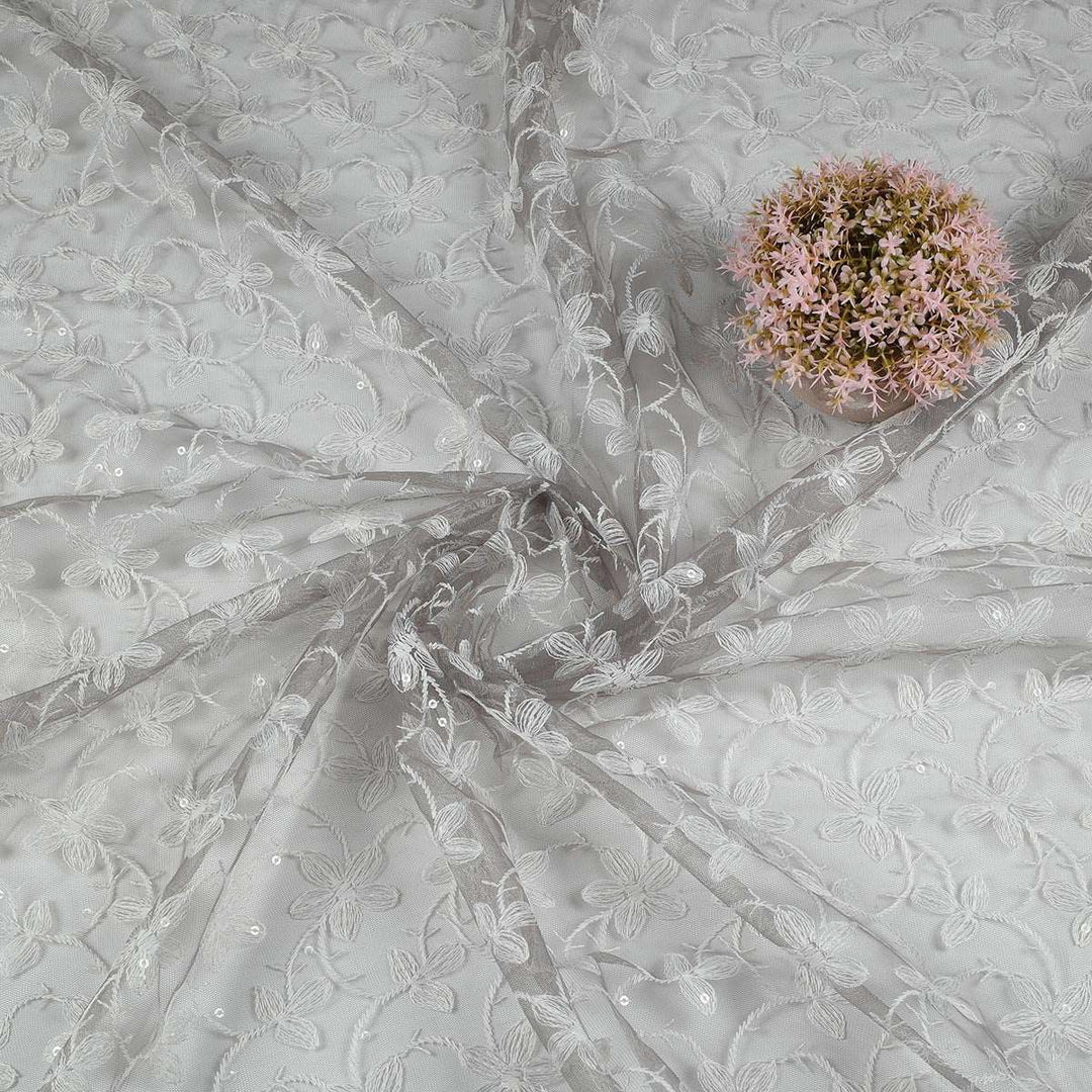 Embroidery Fabrics with polyester net MS408BP