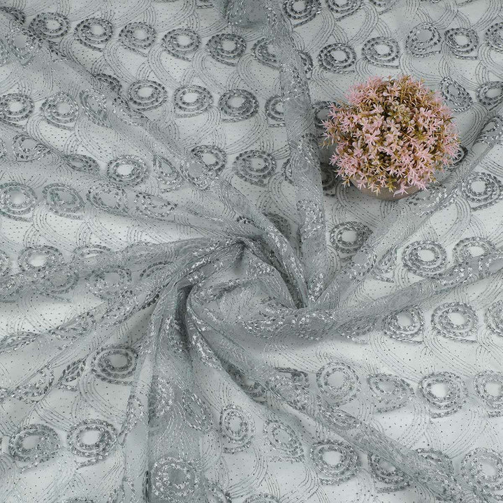 Embroidery Fabrics with polyester net MS179BP