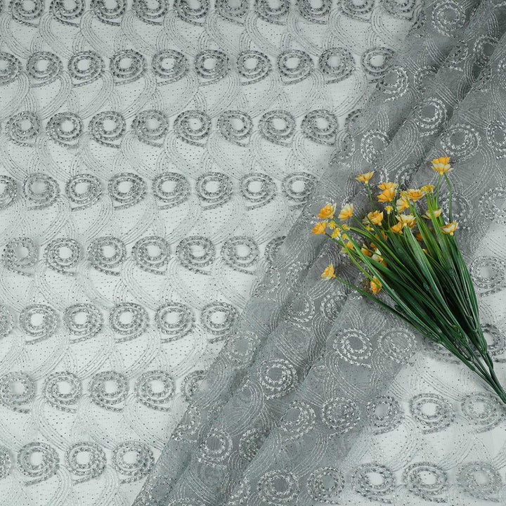 Embroidery Fabrics with polyester net MS179BP