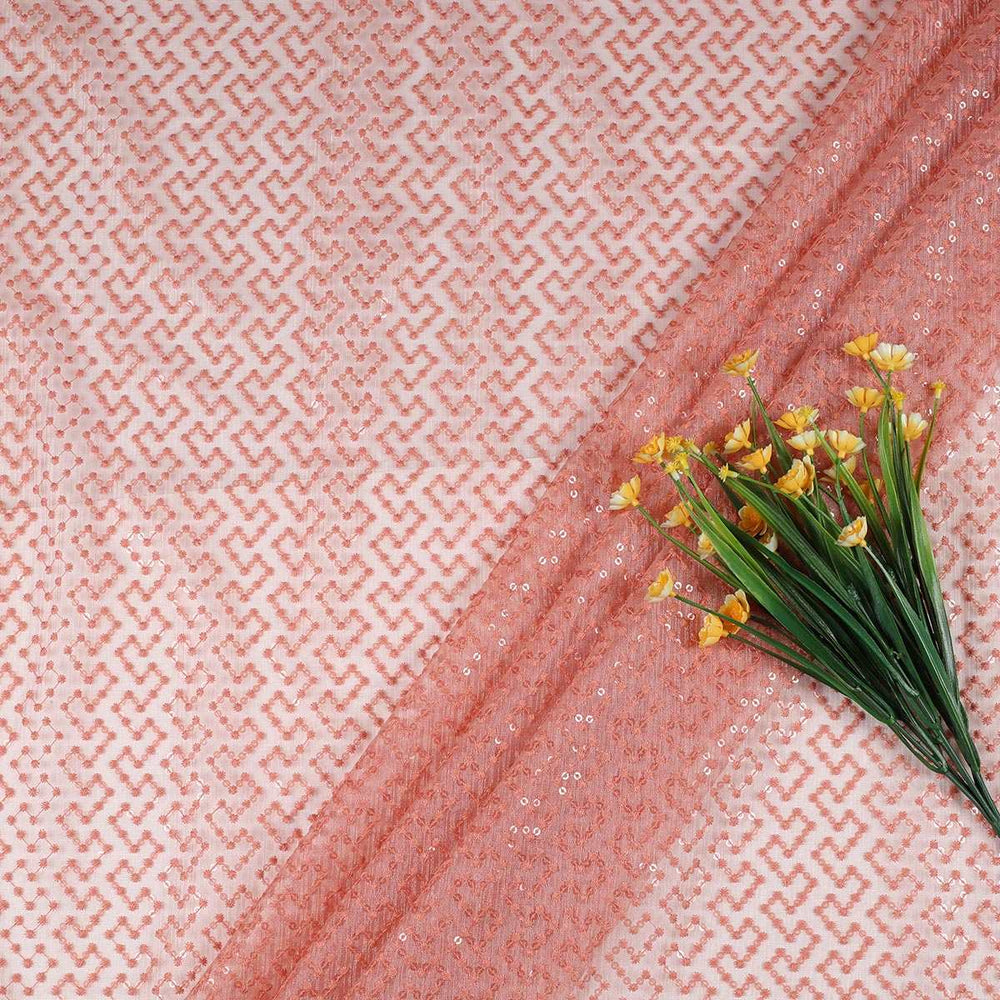 Embroidery Fabrics with polyester silicon net MS281BP