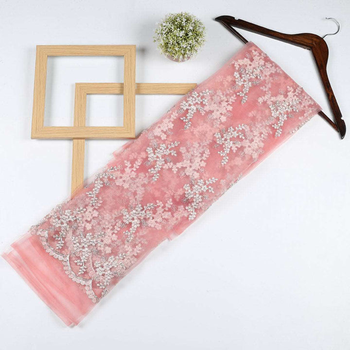 Embroidery Fabrics with polyester net GCB43BP