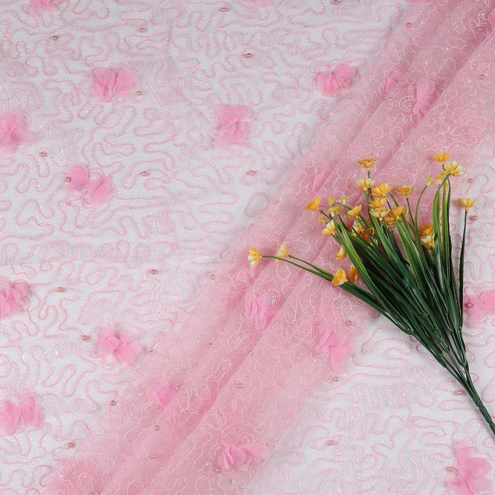 Embroidery Fabrics with polyester net GCB233BP