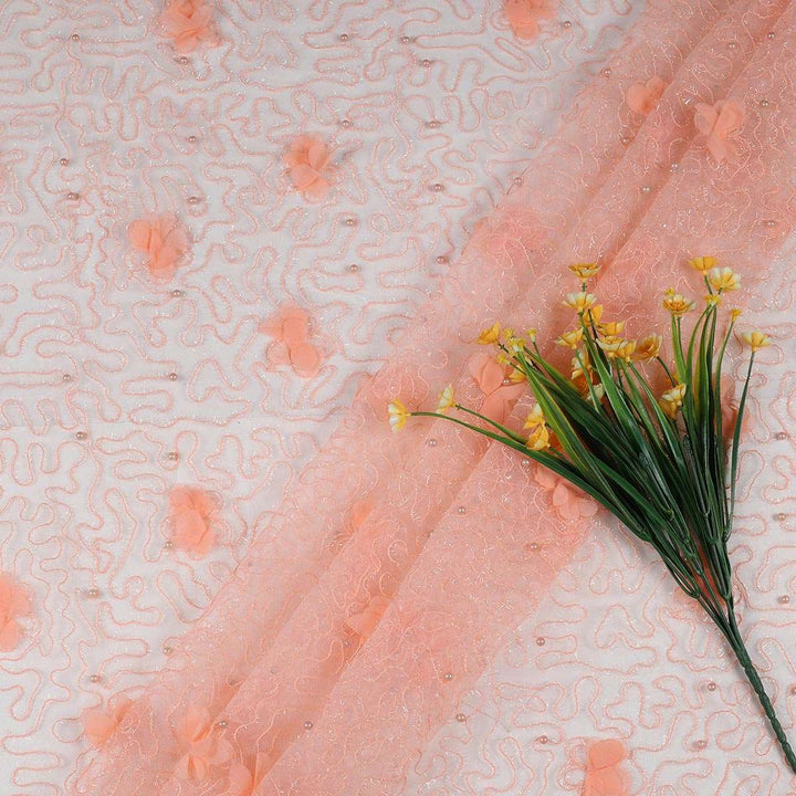 Embroidery Fabrics with polyester net GCB233BP