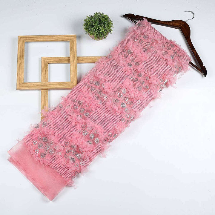 Embroidery Fabrics with polyester net CMG91BP