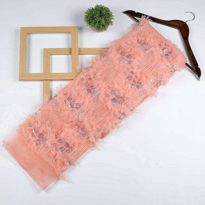 Embroidery Fabrics with polyester net CMG91BP