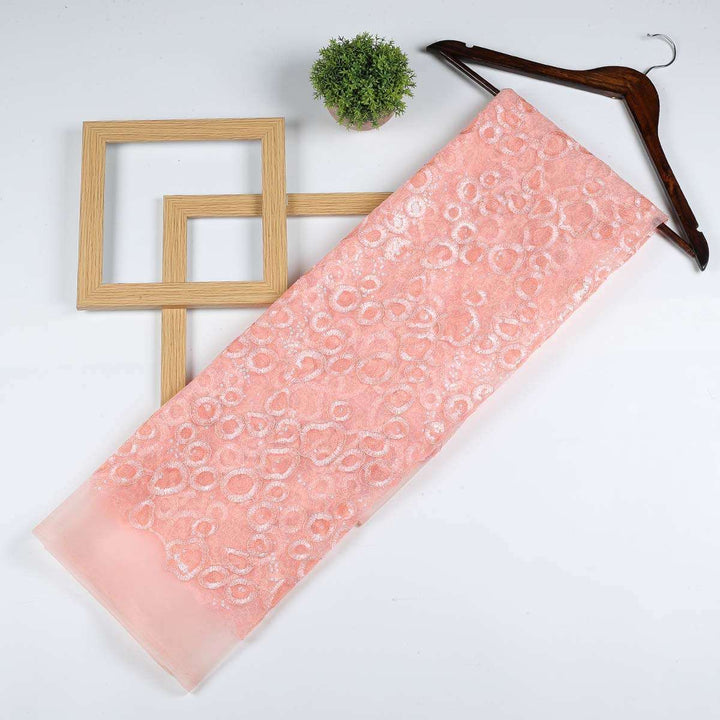 Embroidery Fabrics with polyester net CMG73BP