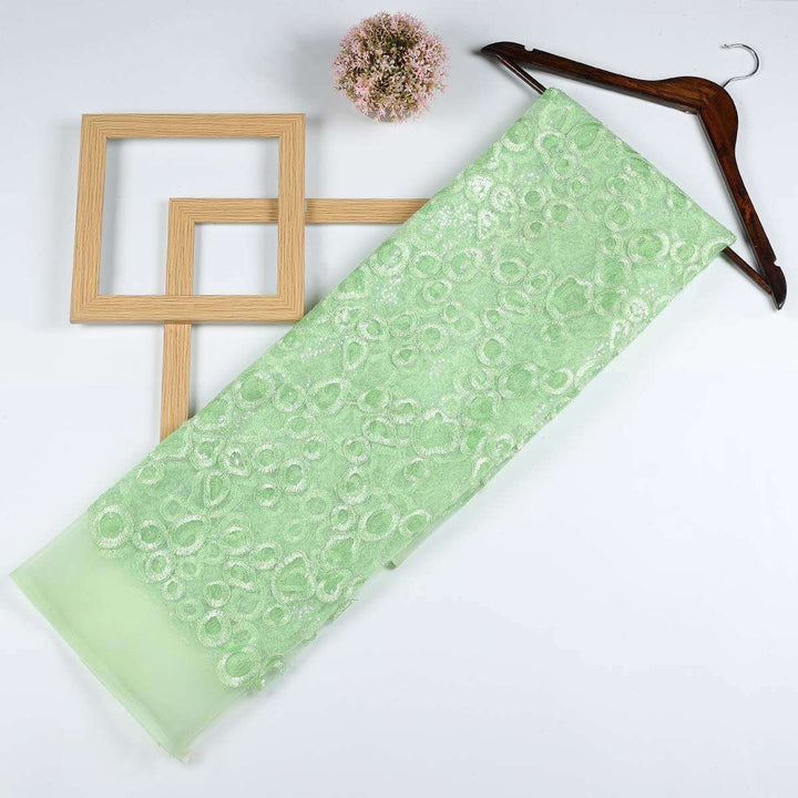 Embroidery Fabrics with polyester net CMG73BP