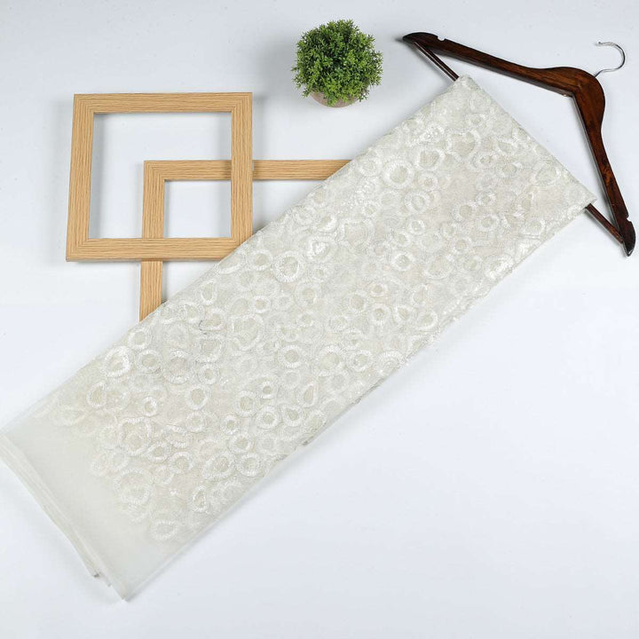 Embroidery Fabrics with polyester net CMG73BP