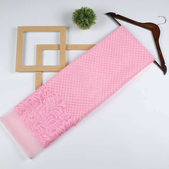 Embroidery Fabrics with polyester net CMG74BP