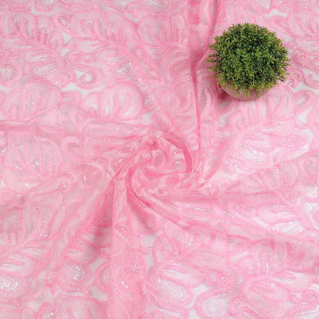 Embroidery Fabrics with polyester net CMG70BP