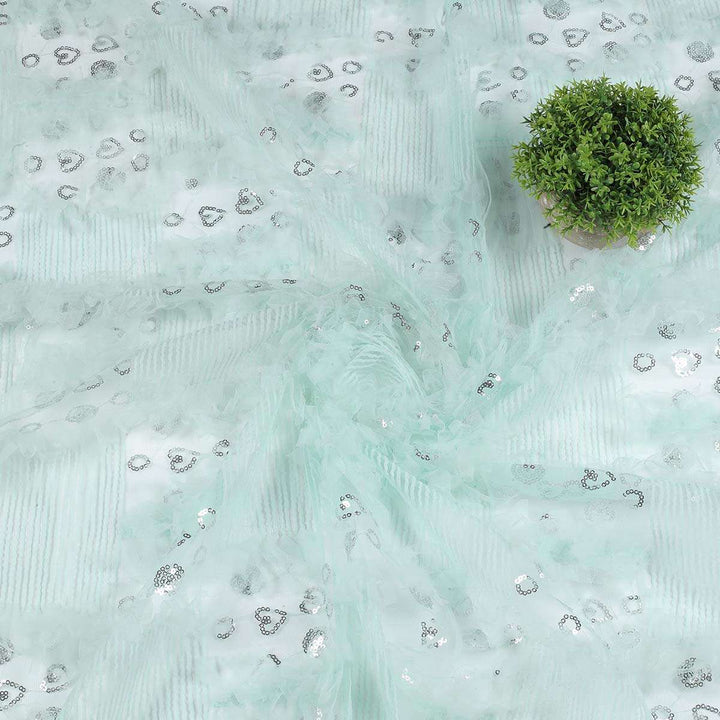 Embroidery Fabrics with polyester net CMG91BP