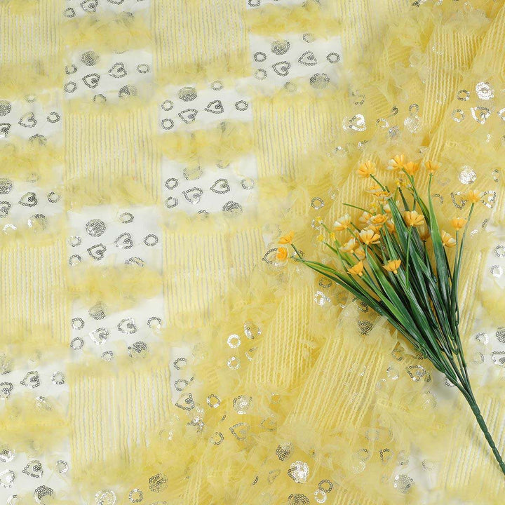 Embroidery Fabrics with polyester net CMG91BP