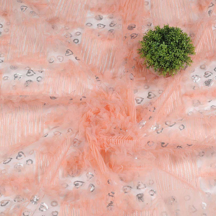 Embroidery Fabrics with polyester net CMG91BP