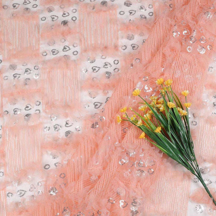 Embroidery Fabrics with polyester net CMG91BP