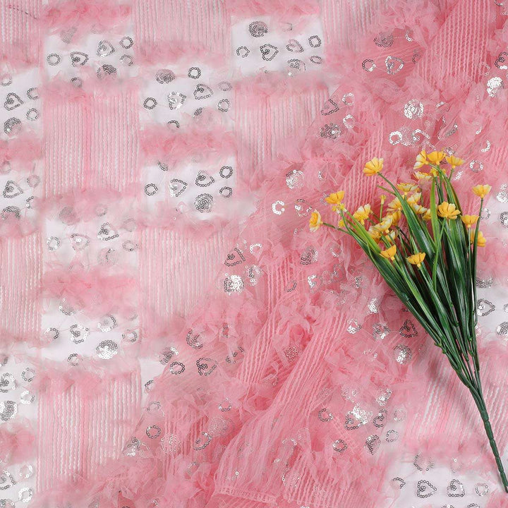 Embroidery Fabrics with polyester net CMG91BP