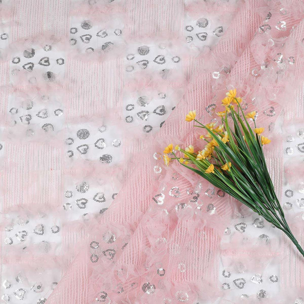 Embroidery Fabrics with polyester net CMG91BP