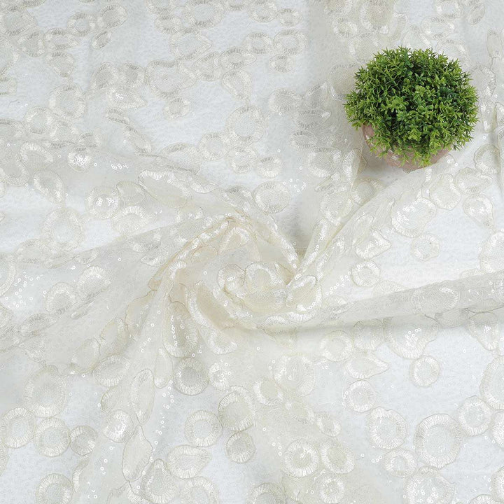 Embroidery Fabrics with polyester net CMG73BP