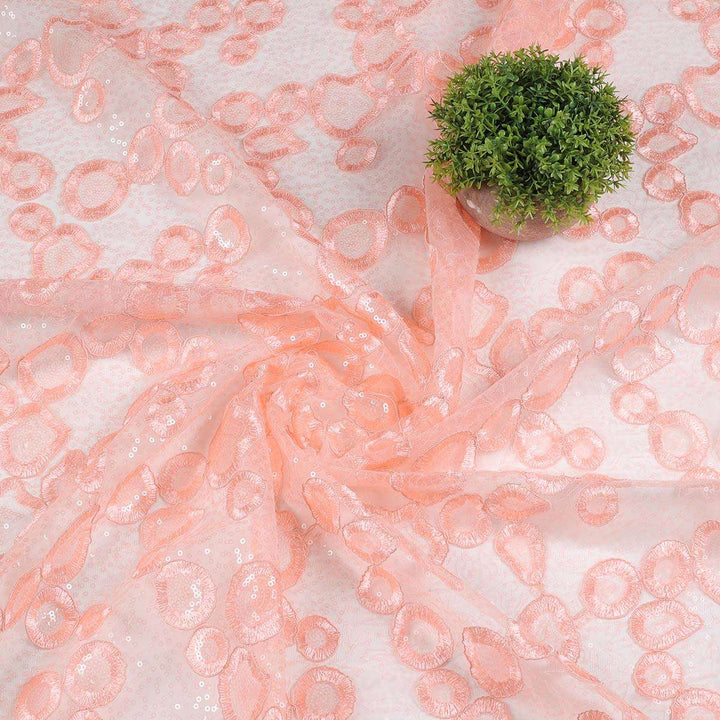 Embroidery Fabrics with polyester net CMG73BP