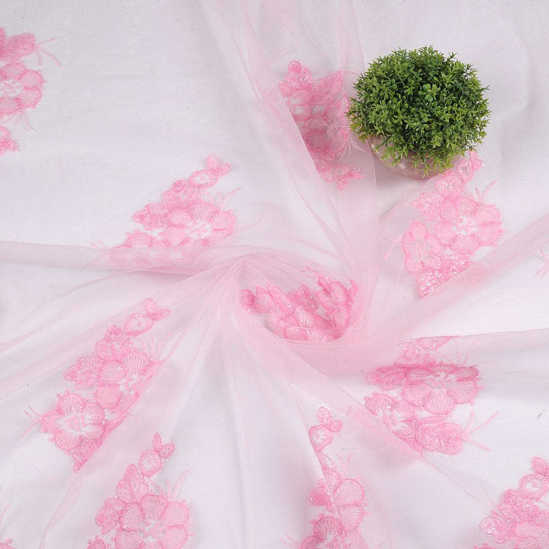 Embroidery Fabrics with polyester net CMG56BP