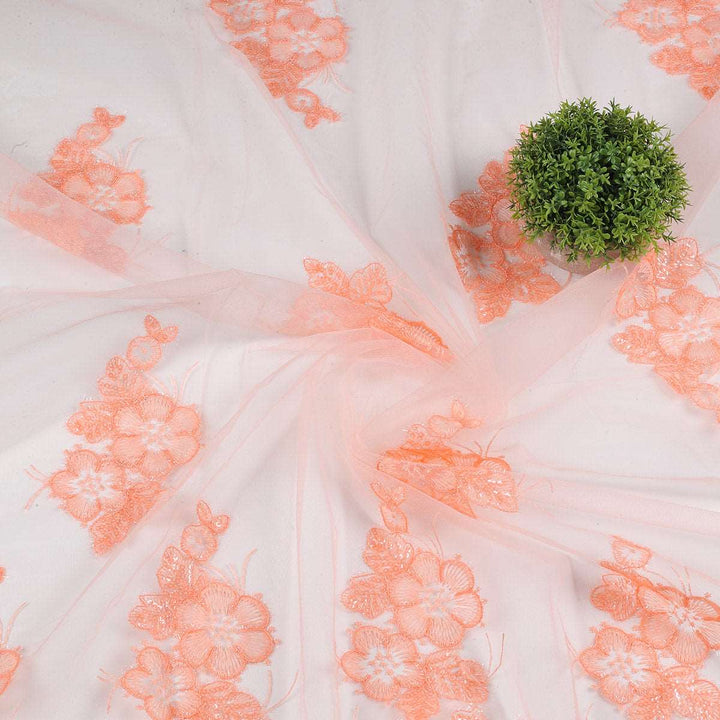 Embroidery Fabrics with polyester net CMG56BP