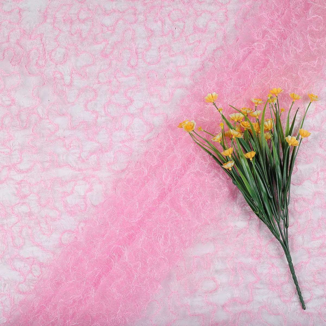Fur Fabrics on polyester net RR164BP