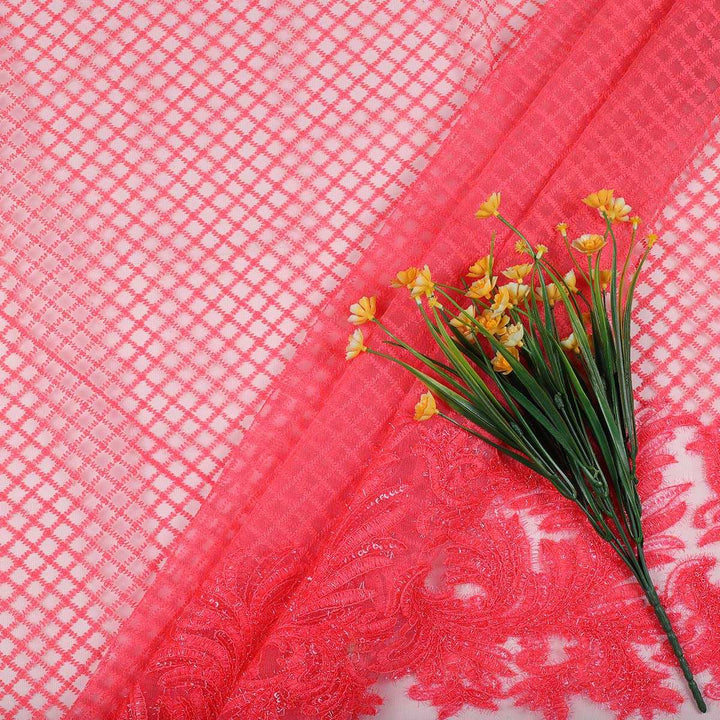 Embroidery Fabrics with polyester net CMG74BP