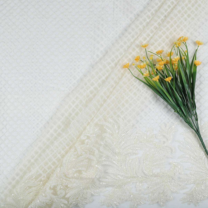 Embroidery Fabrics with polyester net CMG74BP