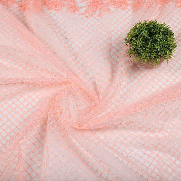 Embroidery Fabrics with polyester net CMG74BP