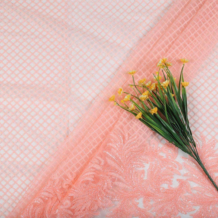 Embroidery Fabrics with polyester net CMG74BP