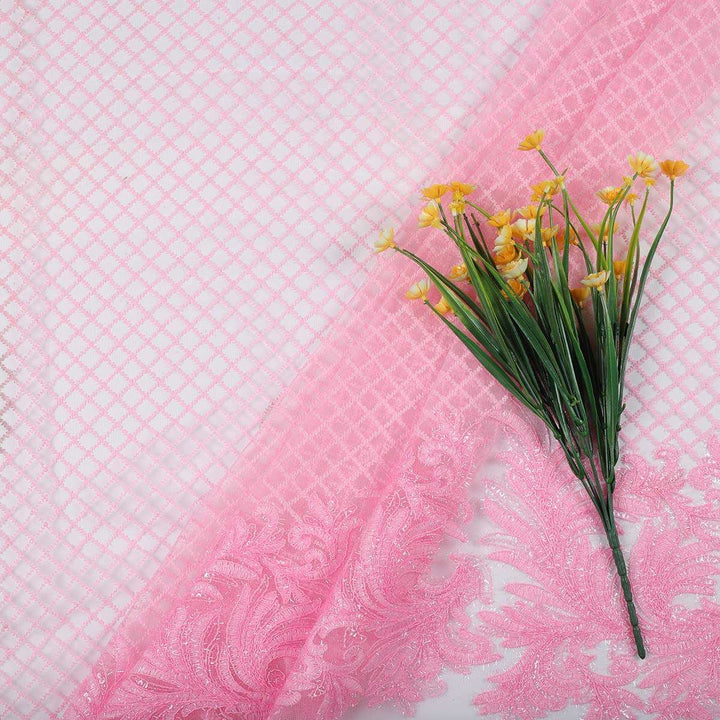 Embroidery Fabrics with polyester net CMG74BP