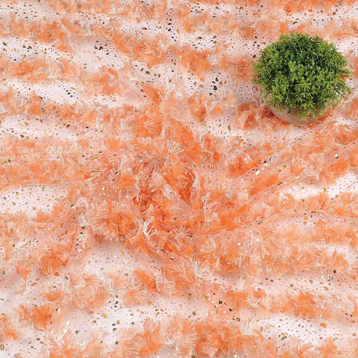 Feather Style lace All over Fabric FEATHER2