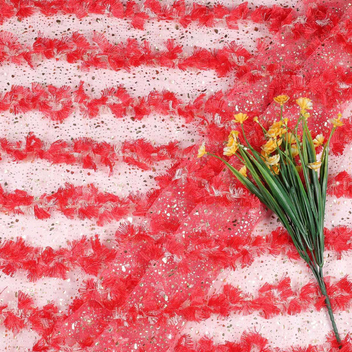 Feather Style lace All over Fabric FEATHER2