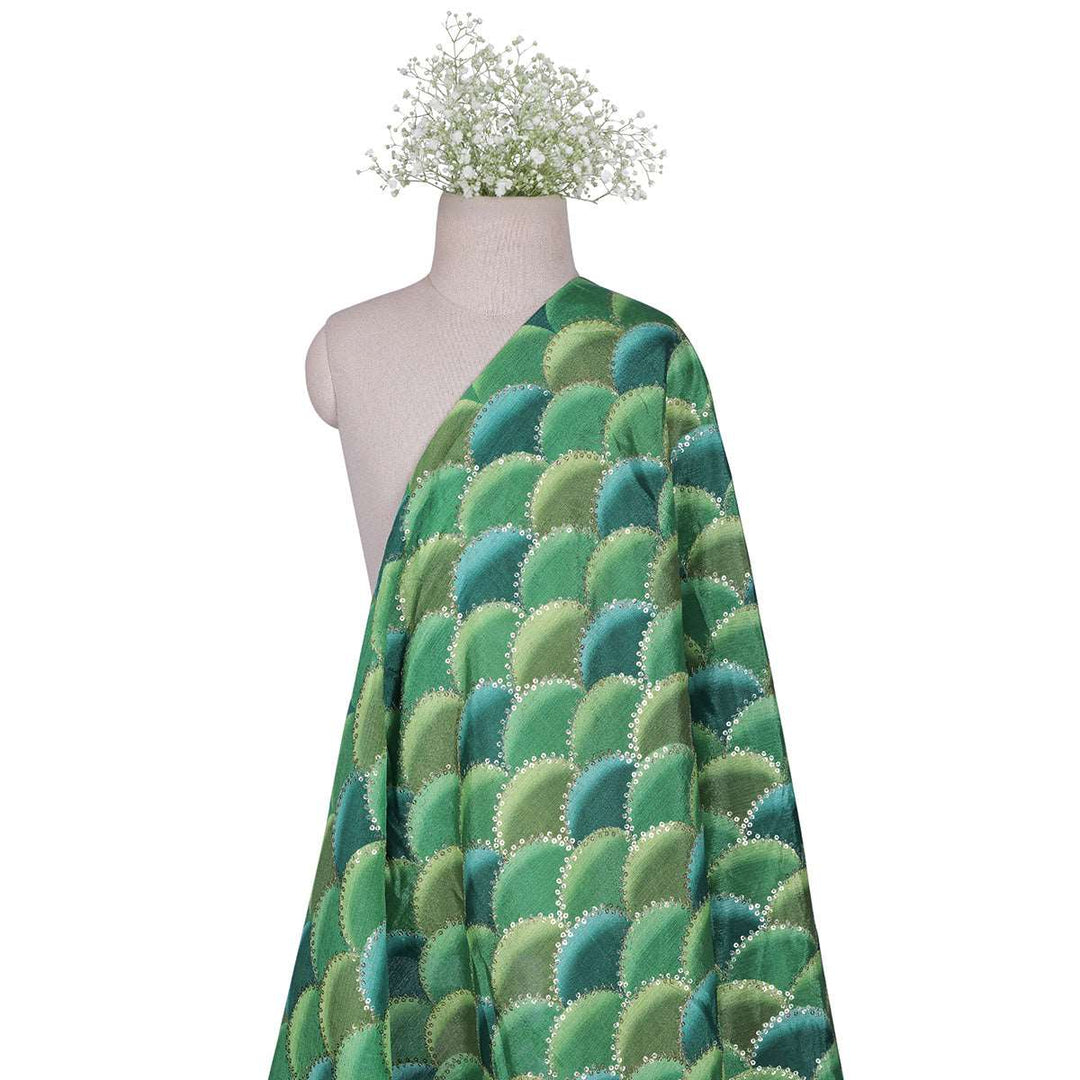 Digital Print with embroidery