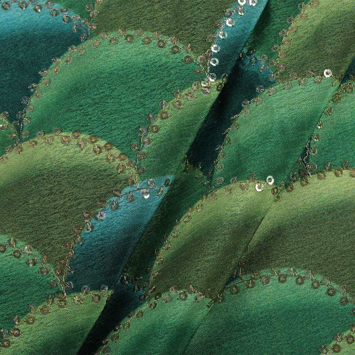 Digital Print with embroidery