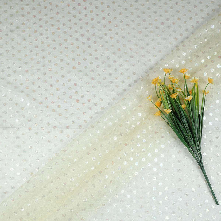 Foil Print on Crush Tissue Fabric HP20BP