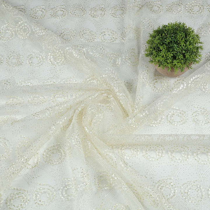 Embroidery Fabrics with polyester net MS179BP
