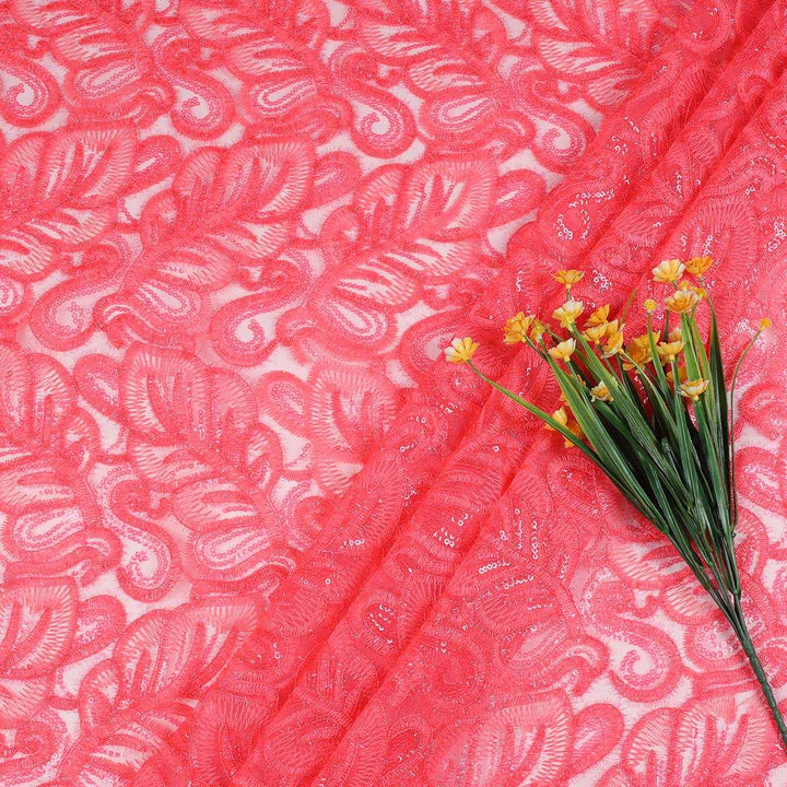 Embroidery Fabrics with polyester net CMG70BP