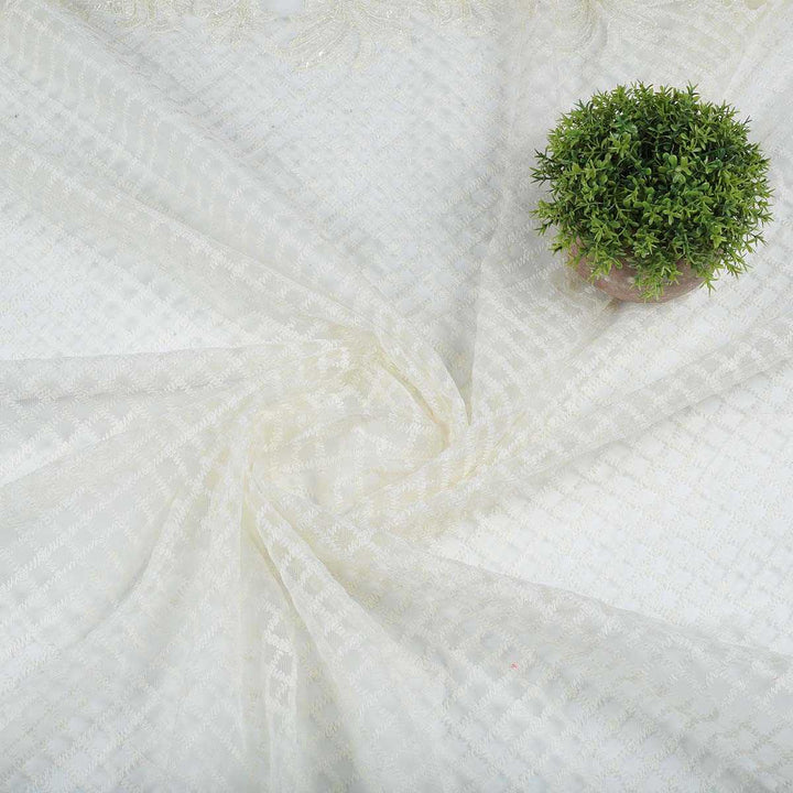 Embroidery Fabrics with polyester net CMG74BP