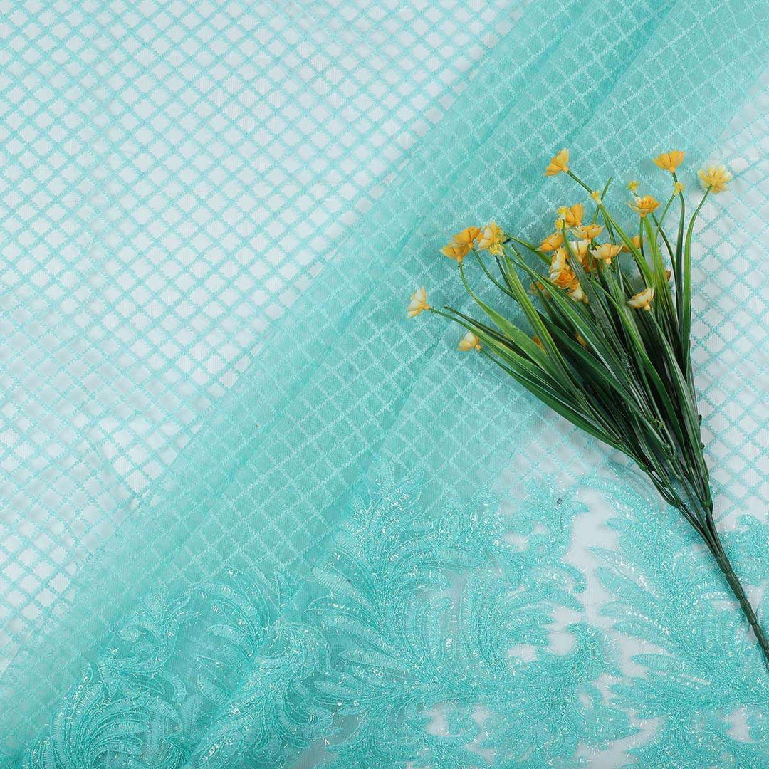 Embroidery Fabrics with polyester net CMG74BP