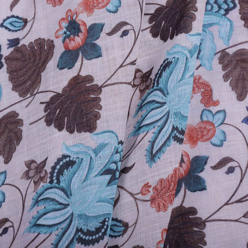 DIGITAL PRINTED FABRICS- COTTON SLUB